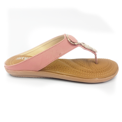 Comfortable Pink Slip-On Softy Slippers