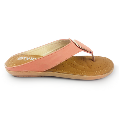 Comfortable Pink Wedge Softy Slippers