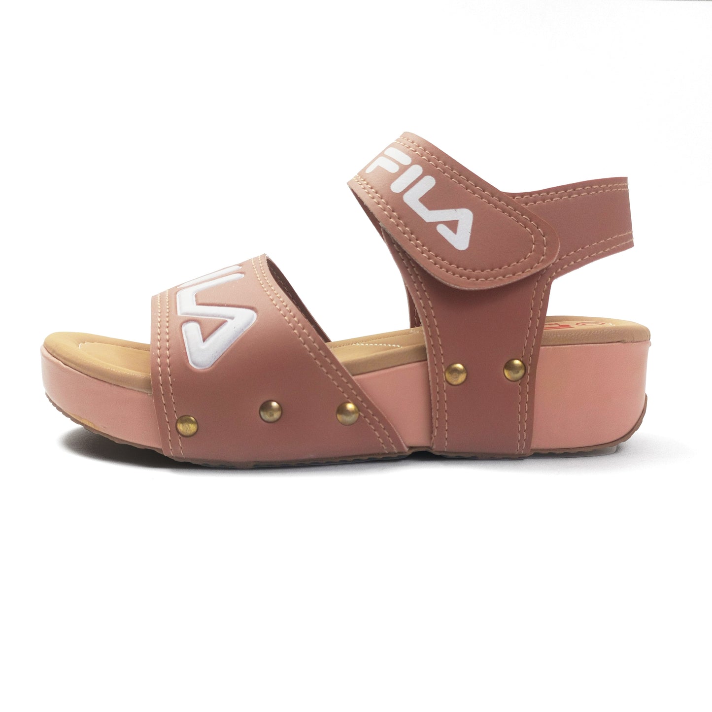 Fila Wedge Slipper Sandal for Girls | Pink