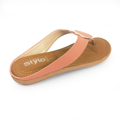 Comfortable Pink Wedge Softy Slippers