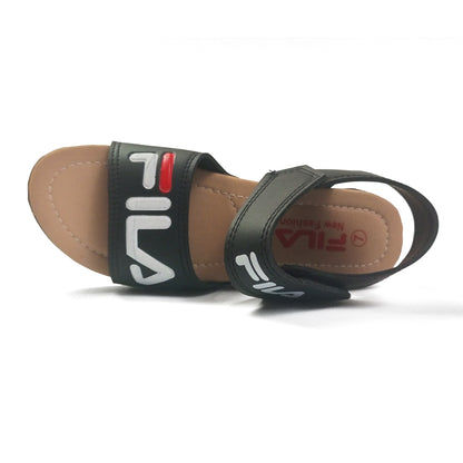 Fila Wedge Slipper Sandal for Girls | Black