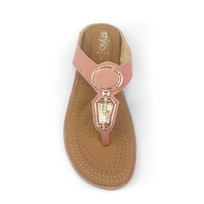 Comfortable Pink Slip-On Softy Slippers