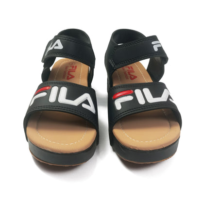 Fila Wedge Slipper Sandal for Girls | Black