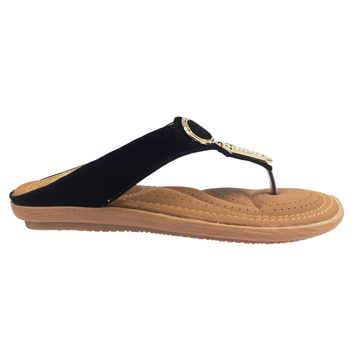 Comfortable Black Slip-On Softy Slippers